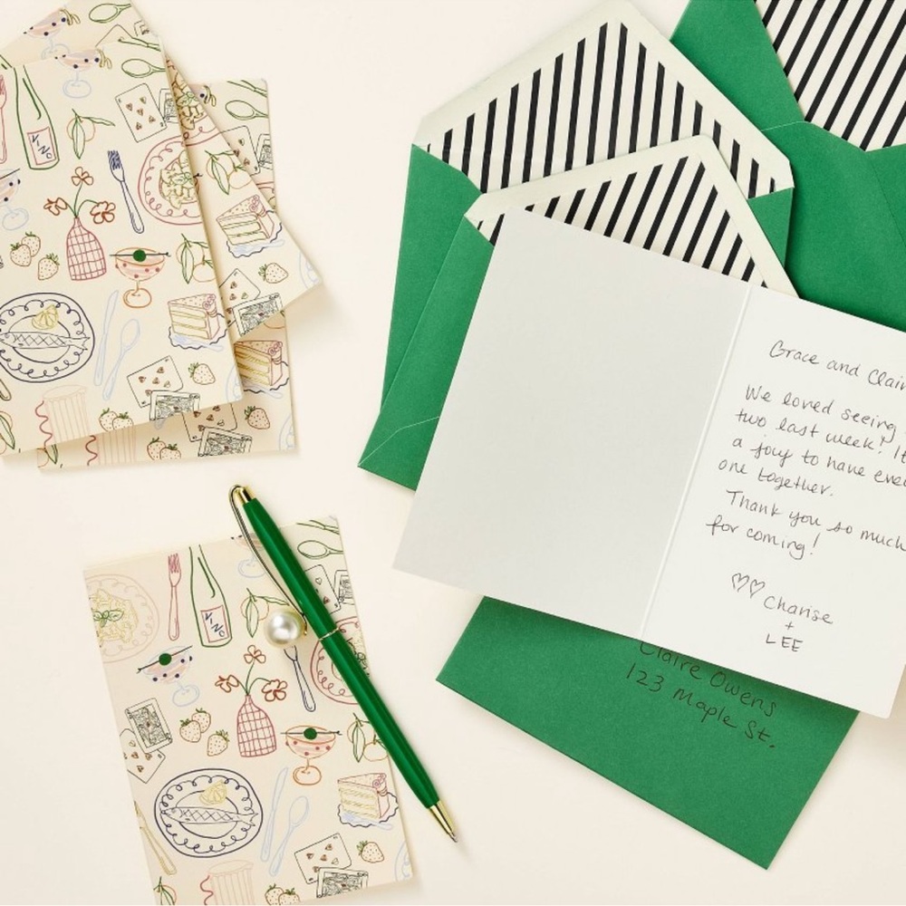 10ct Note Cards Party
Print Cream/Green/Pink - kate spade new york x
Target